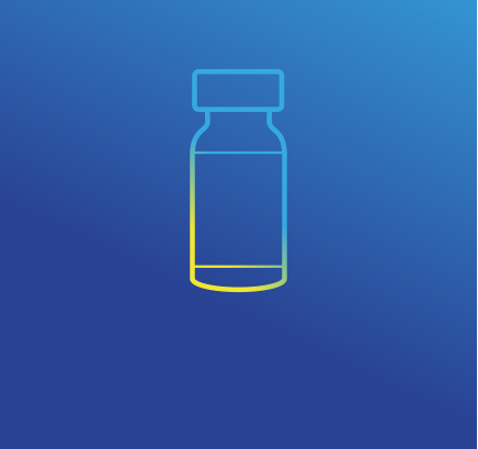 A medicine vial icon