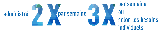Icône 2x 3x tous les 2 jours
