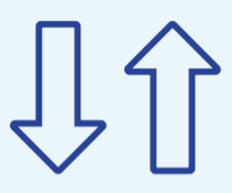 Up and down icons Up and down icons
