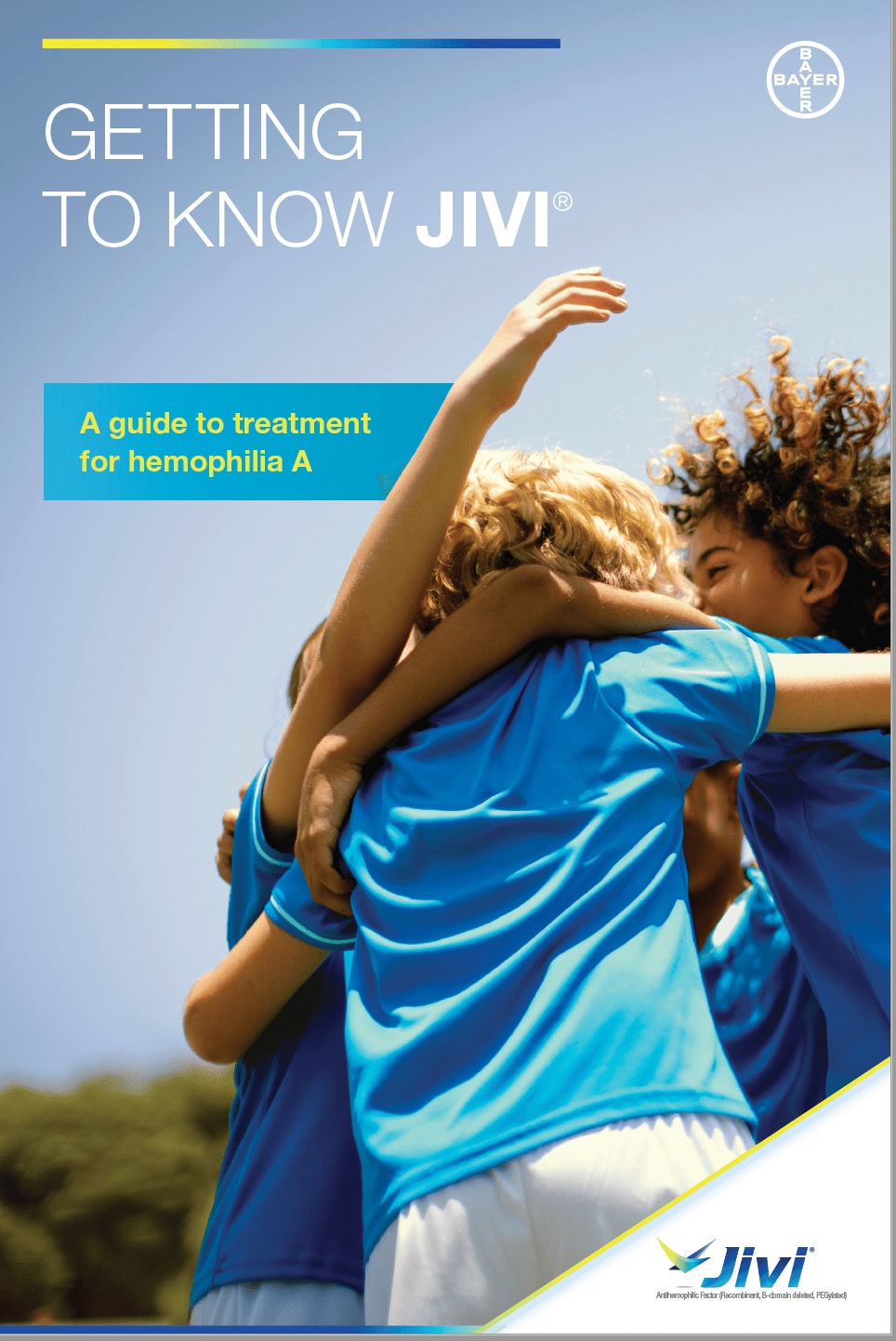  Photo de la brochure d’information destinée aux patients recevant Jivi 
